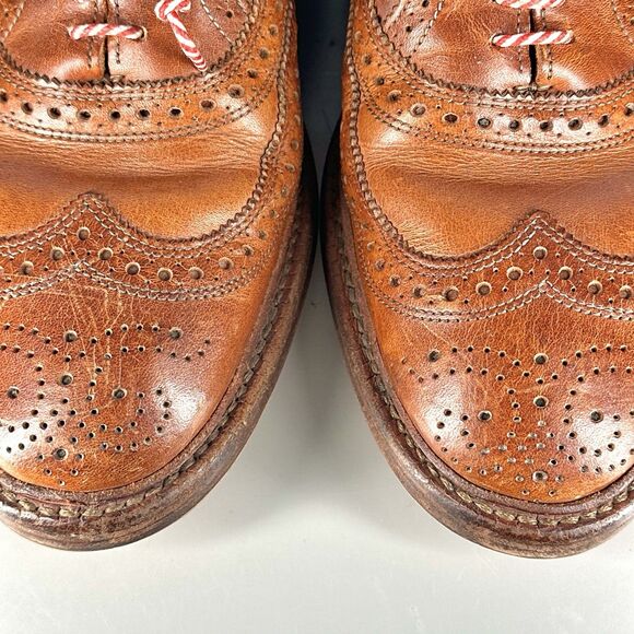 Allen Edmonds McTavish Shoes Brown Wingtip Leather Dress Dainite Mens Size 9 D main image 14